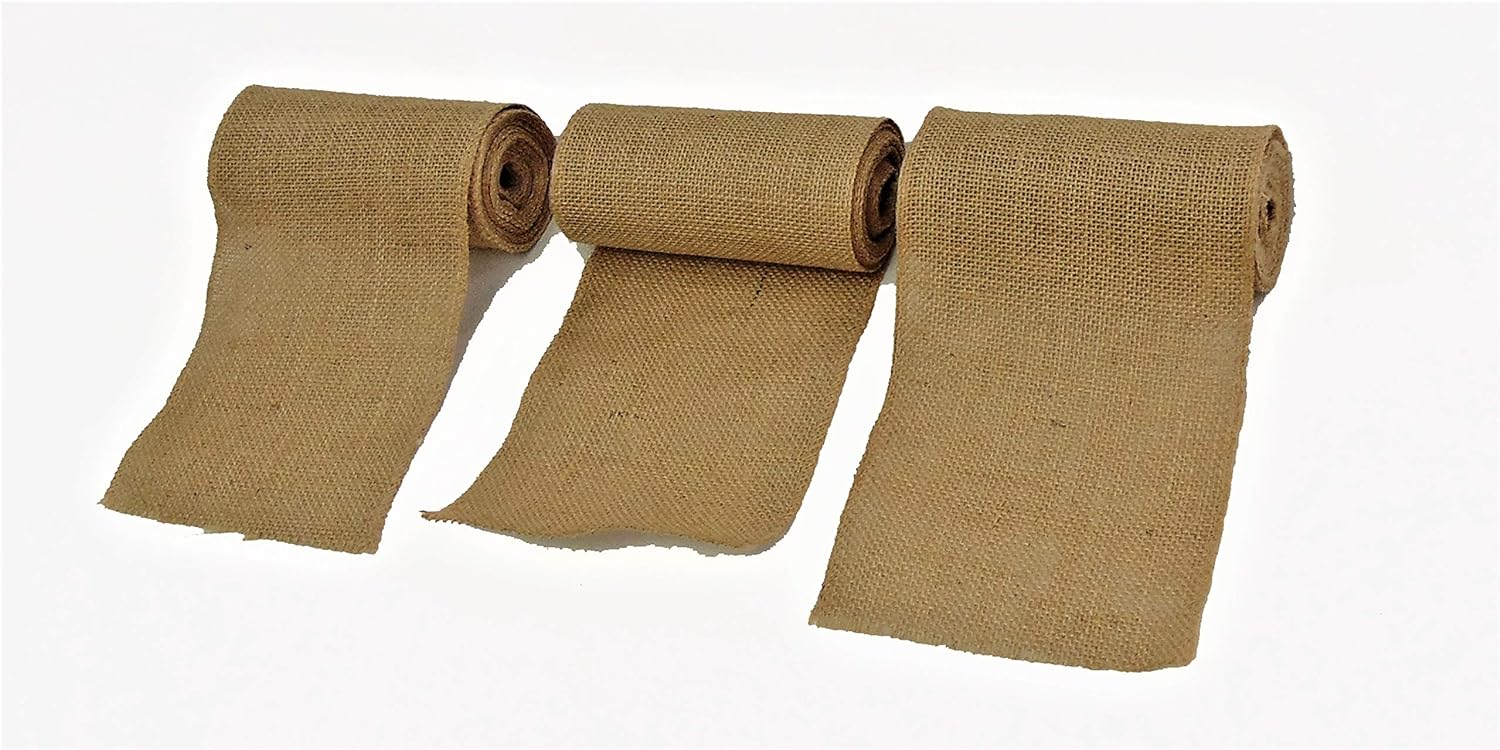 Burlap Wide Ribbon Jute Ribbon Natural