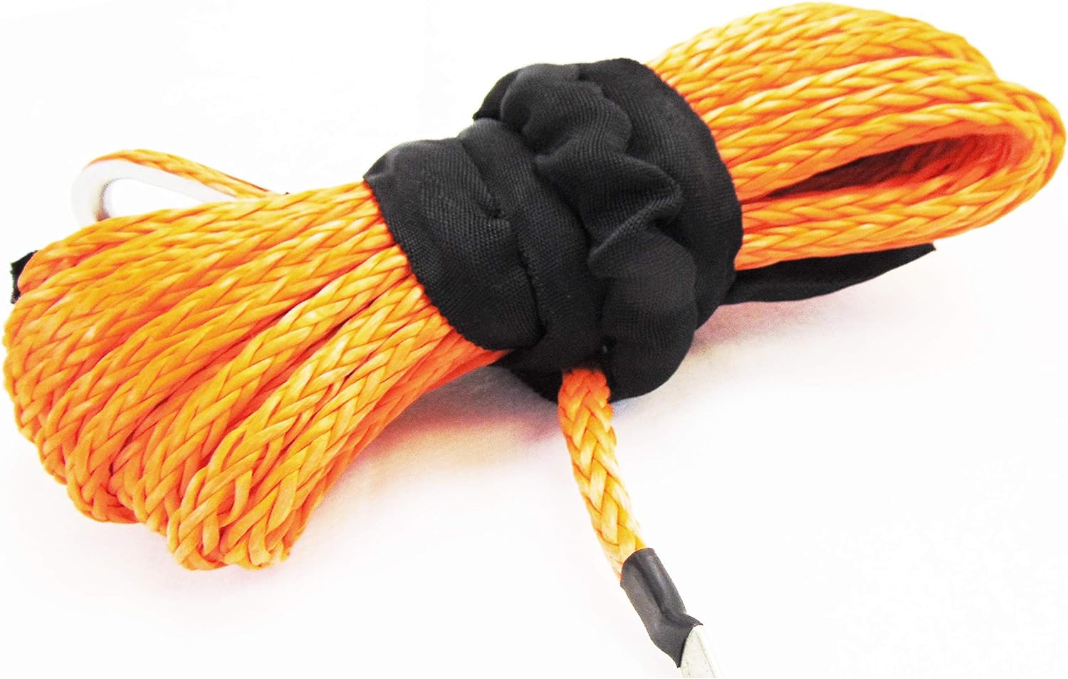 Jutemill 3/8" X 50 feet Synthetic Winch Rope, 3/8-50&