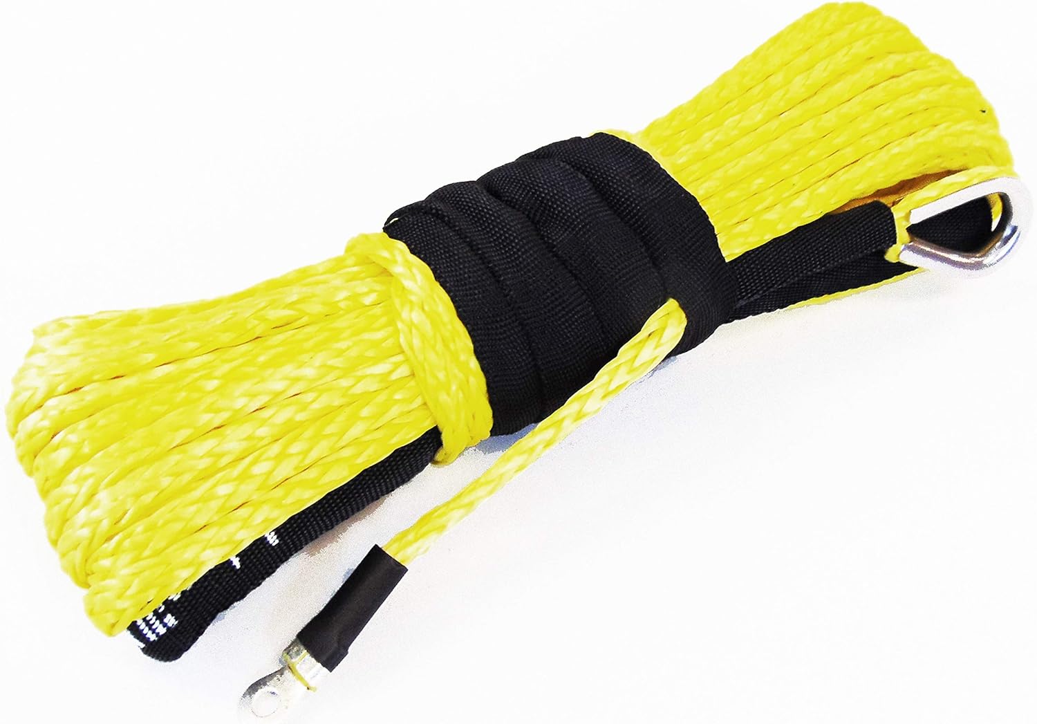 Jutemill 3/8" X 50 feet Synthetic Winch Rope, 3/8-50&