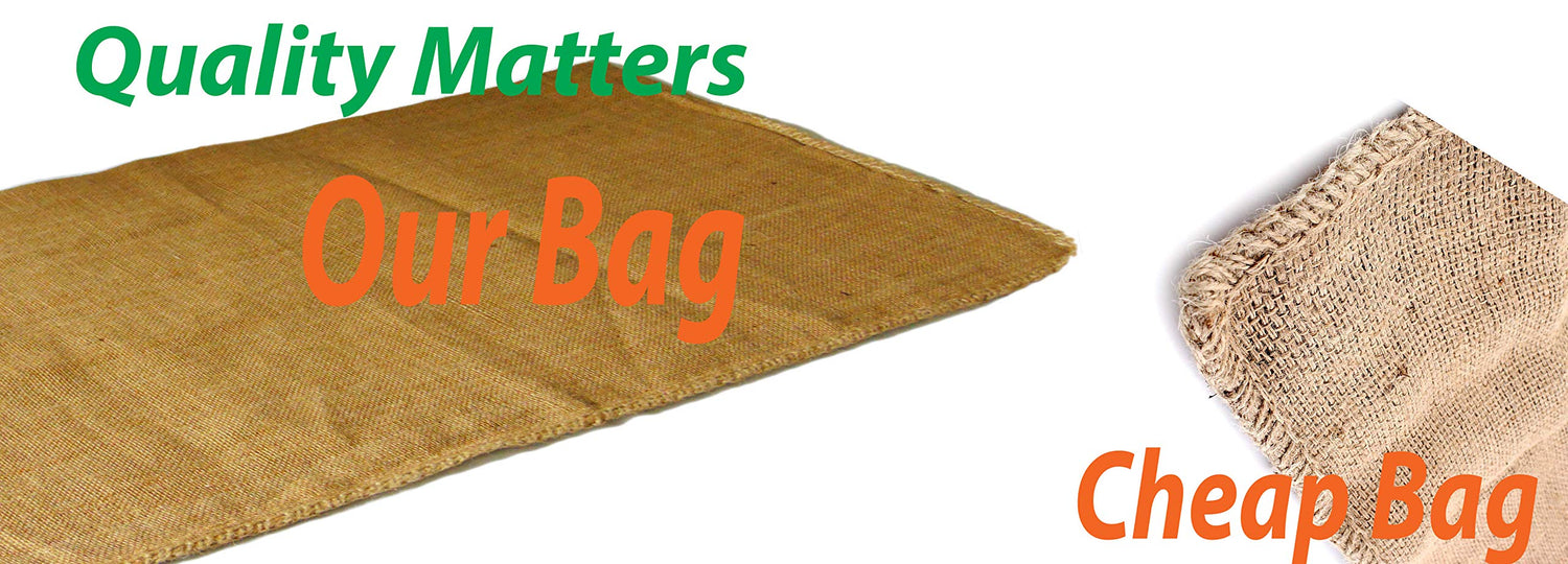 AAYU Large Burlap Sacks 14 x 26 Inch Jute Drawstring Bags for Potato Onion Vegetables Coffee Beans Adult Bag Races (20 Pack)
