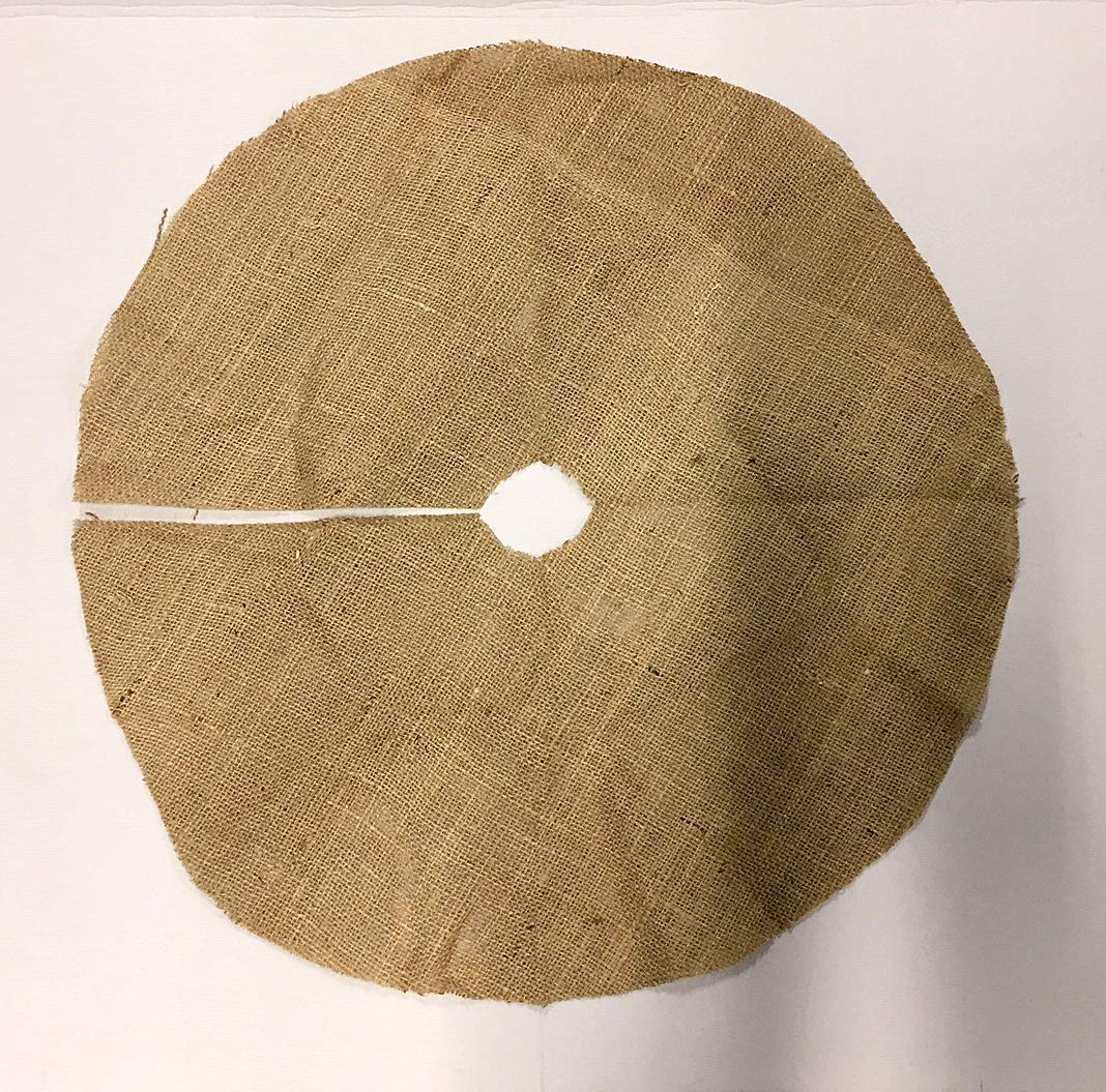 Burlap Mini Tree Skirt | 21" Diameter