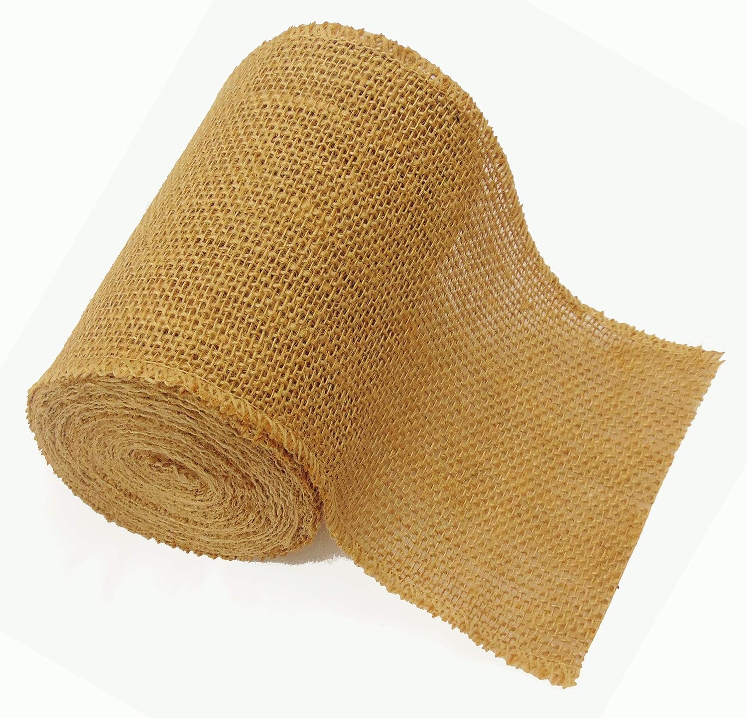 15 Yards Burlap Ribbon, Natural Jute Fabric Ribbon Crafts