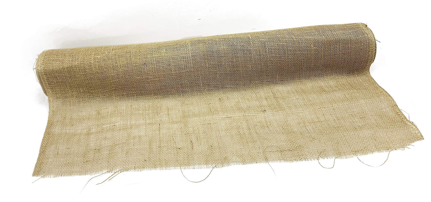 Burlap Planter Liner Roll | Garden Cover Fabric Weed Barrier | Jute Burlap Planter Liner | 36 Inch x 16 Yards