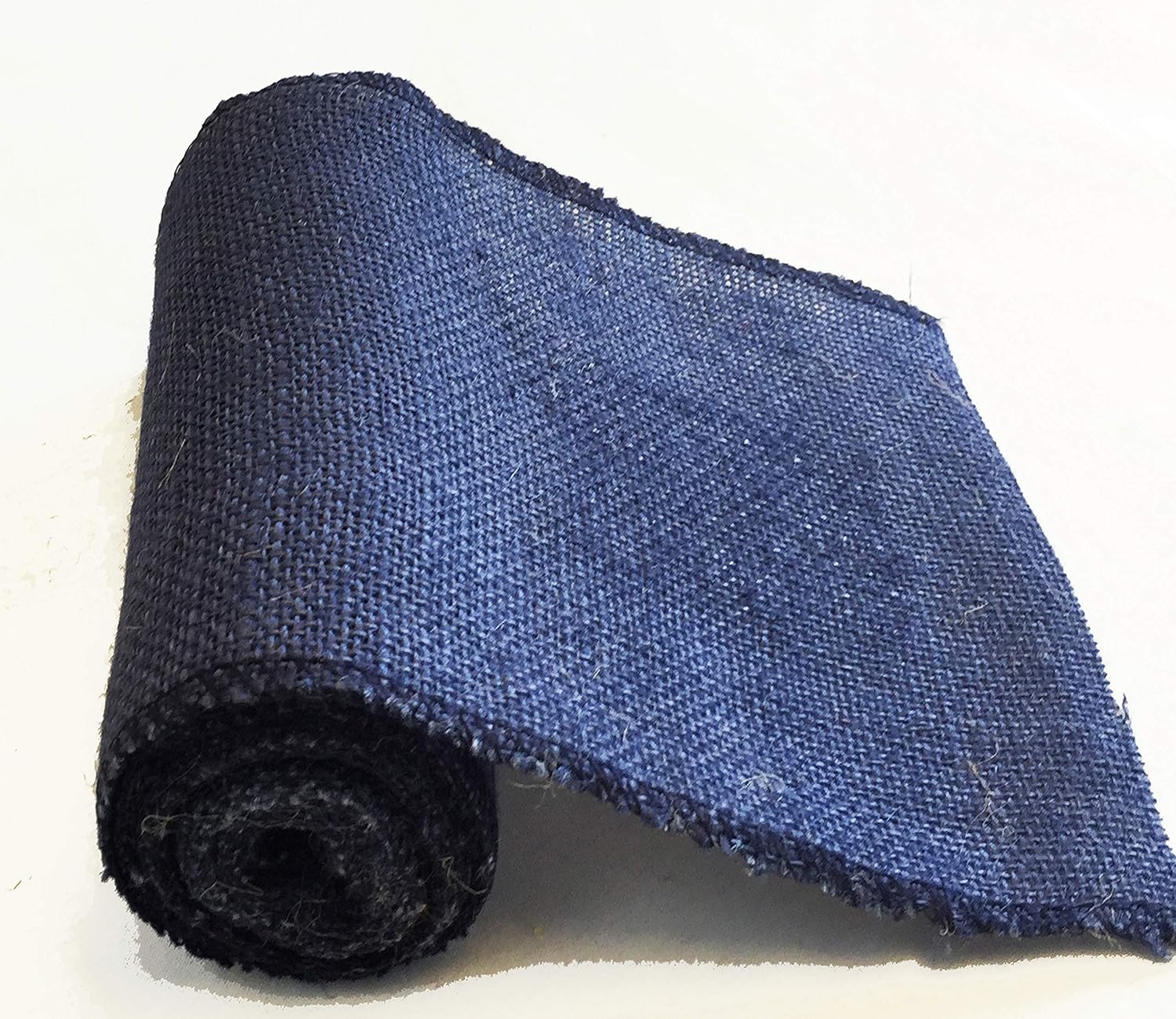 Premium Navy 5" Burlap Ribbon Rolls