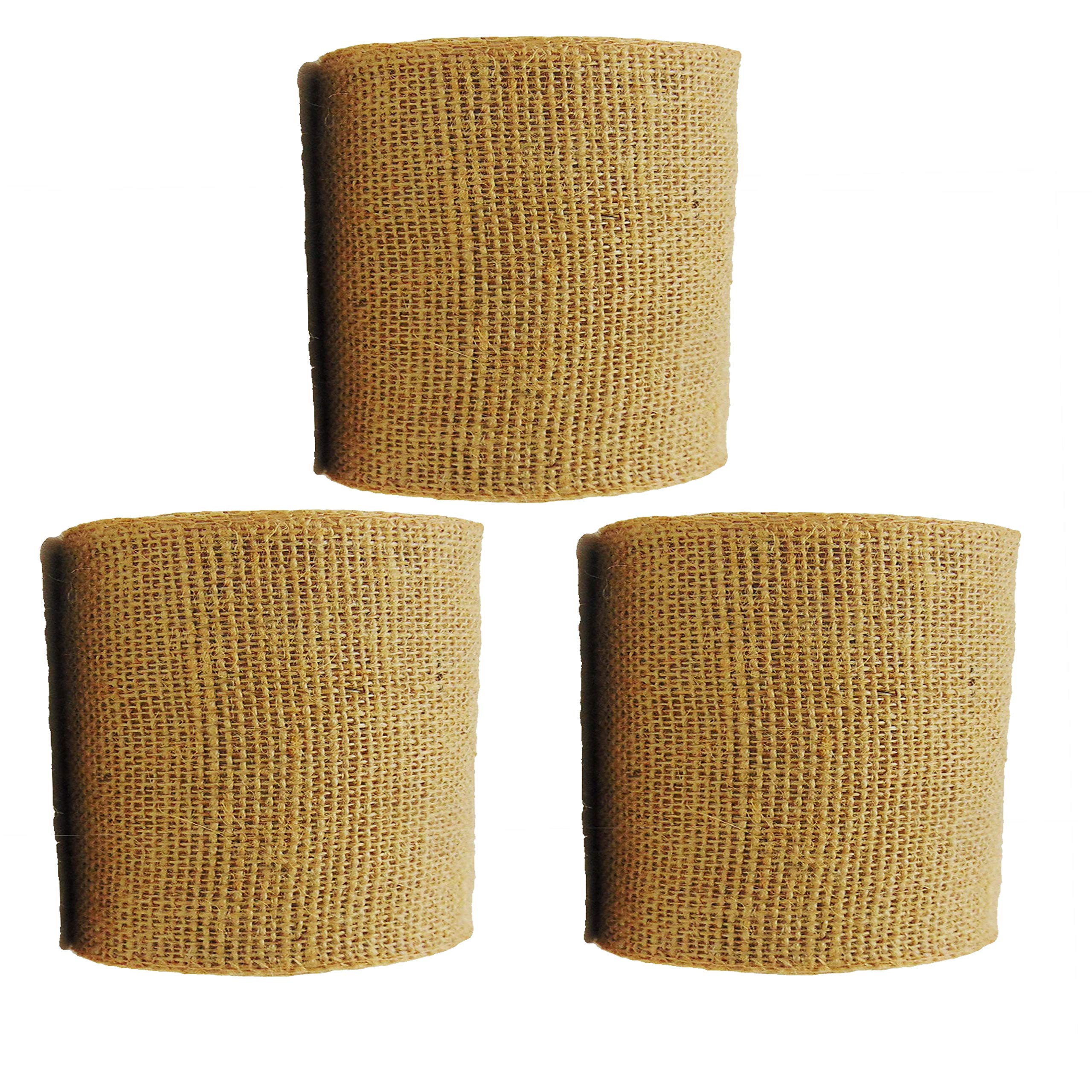 Jute Burlap Ribbon Roll | Natural Jute Burlap for Gift wrapping