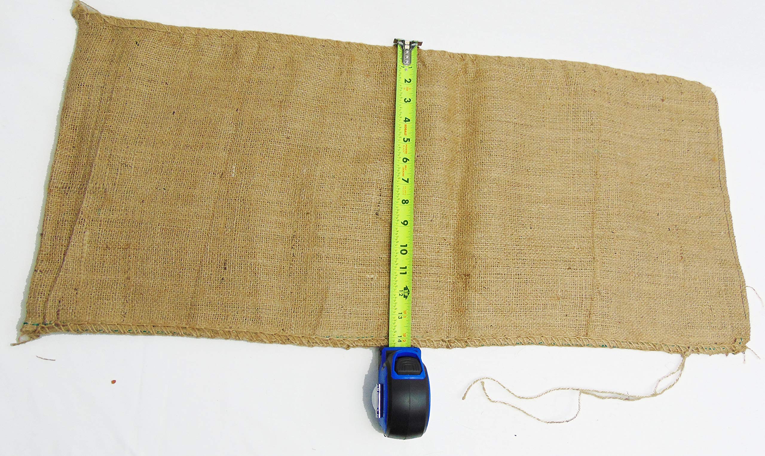AAYU Large Burlap Sacks 14 x 26 Inch Jute Drawstring Bags for Potato Onion Vegetables Coffee Beans Adult Bag Races (20 Pack)