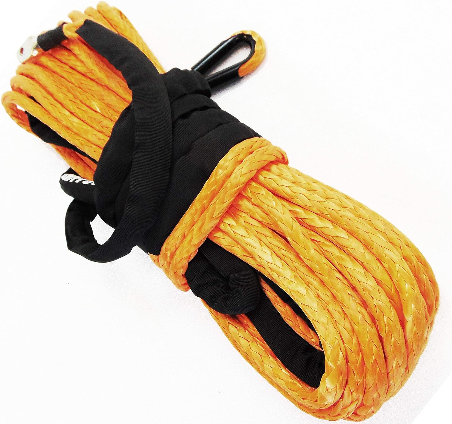 Jutemill 3/8" X 50 feet Synthetic Winch Rope, 3/8-50&