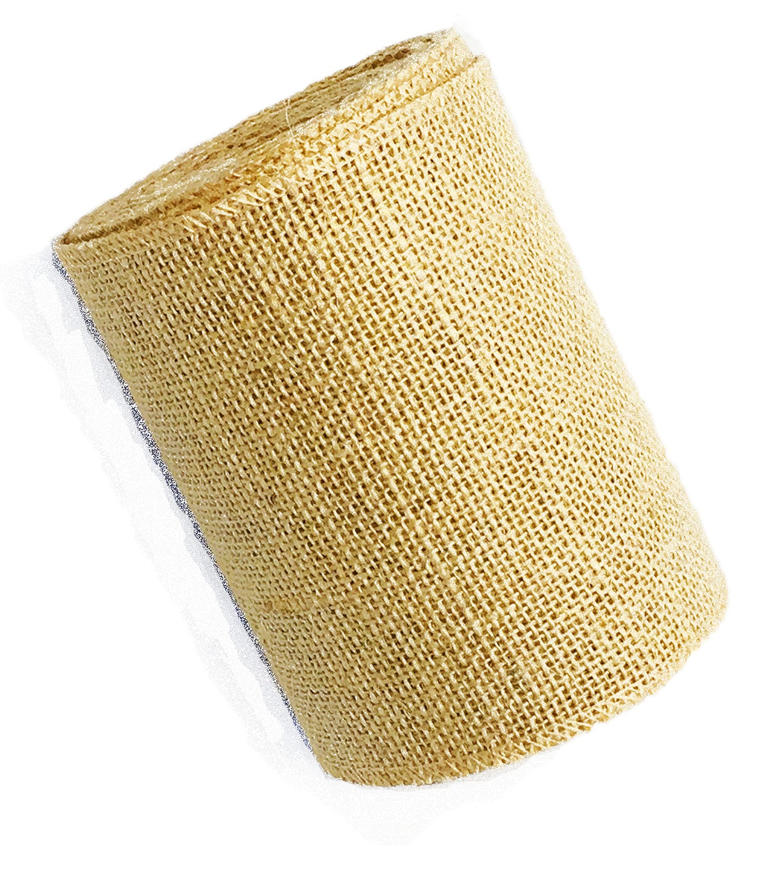 AAYU Natural Jute Wide Tight Weave Burlap Ribbon 6inch 30ft 10yards Eco Friendly, DIY Gift Wrapping, Weddings, Tie Backs Home Decor Crafts Christmas Decoration