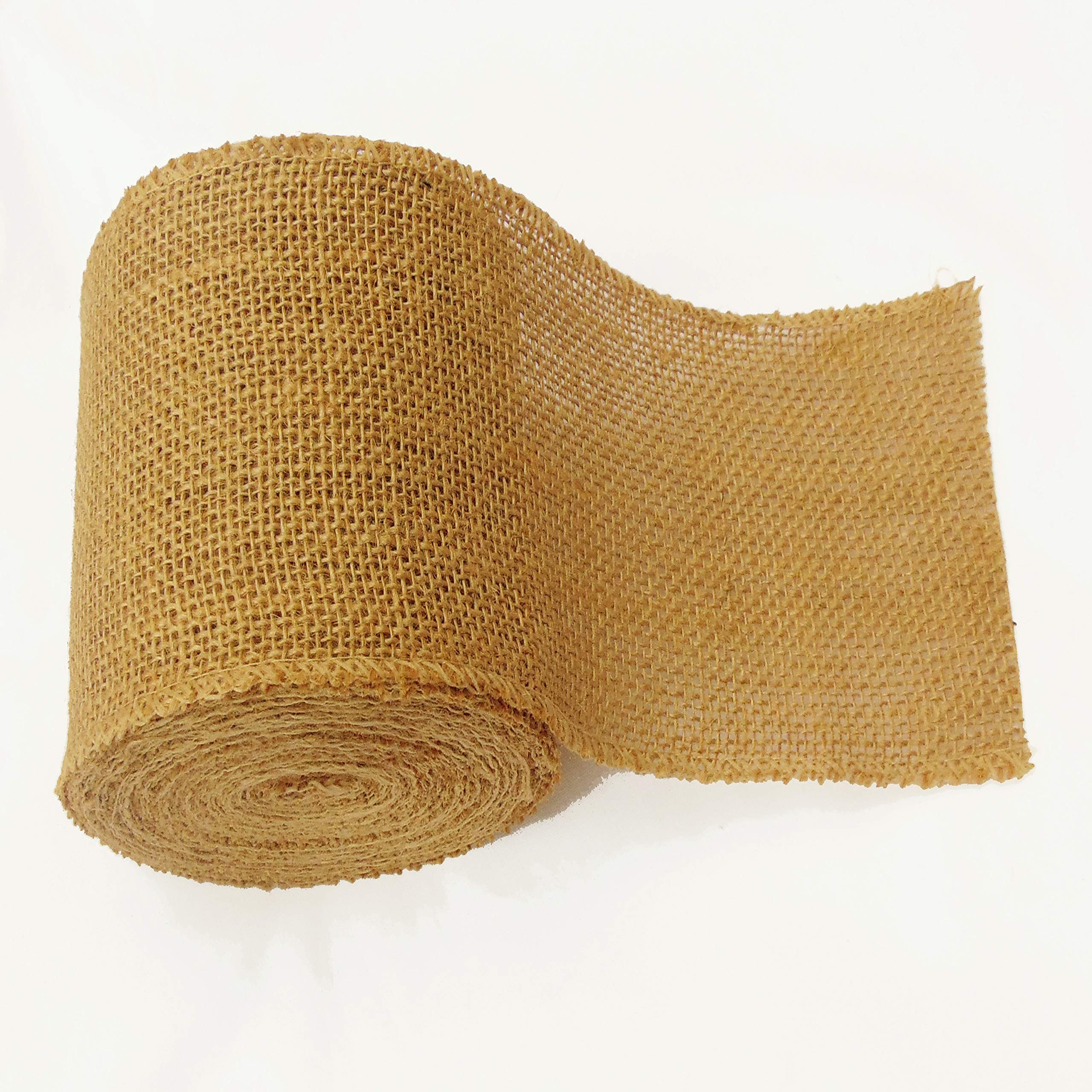 AAYU Natural Jute Burlap Ribbon Roll | Gift wrapping and Party Decoration DIY Crafts