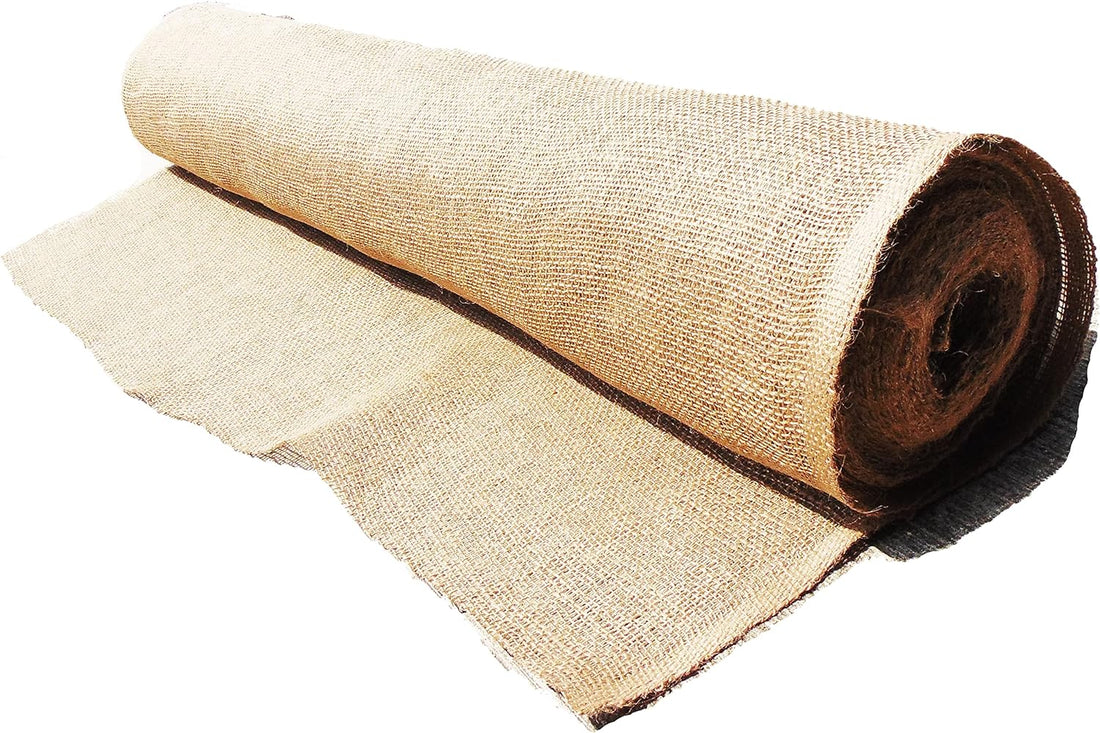 Burlap Fabric roll | 40&quot; Wide x 75 feet long-roll |Great for Garden raised bed liners,Edging,Erosion control,Weed Barrier, Aisle runner plant cover tree wrap, 25 yards rolls x 40-inch