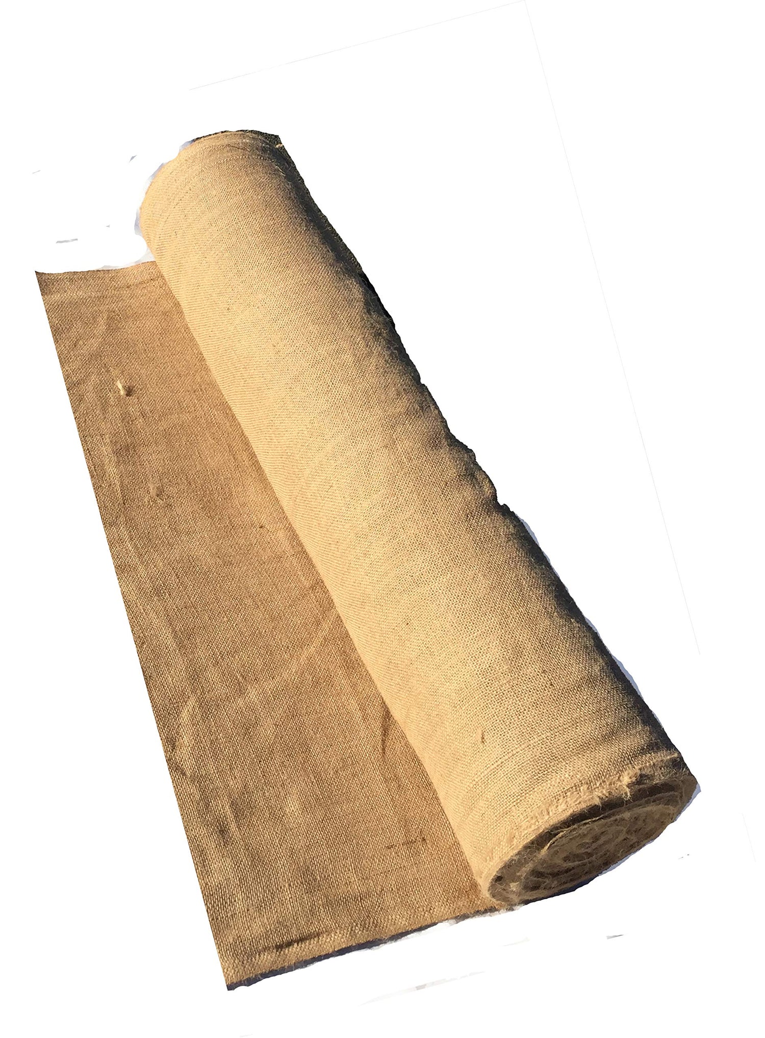 Jutemill 36-Inch Wide x 150ft Long, Burlap Fabric Roll | 36" by 50 Yards (150 ft)| Non- Fraying| Wide and Tight Weaved Outdoor Wedding isle Runners