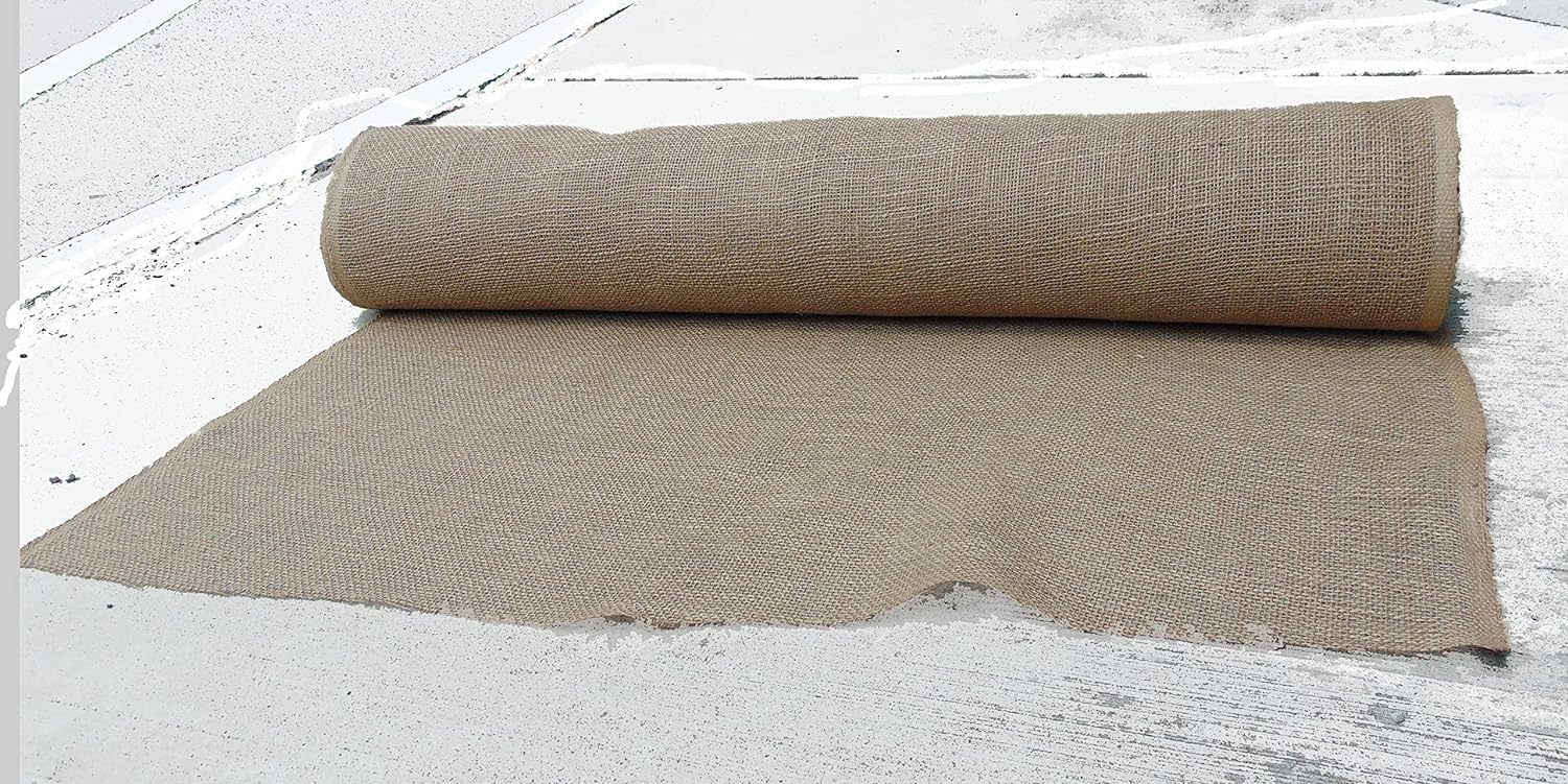 Burlap Fabric roll | 40" Wide x 75 feet long-roll |Great for Garden raised bed liners,Edging,Erosion control,Weed Barrier, Aisle runner plant cover tree wrap, 25 yards rolls x 40-inch