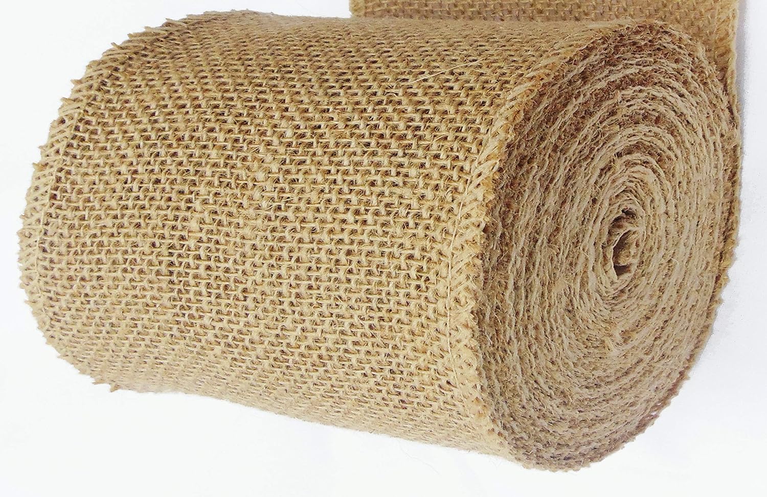 Premium Jute Burlap Fabric - Finished Edges