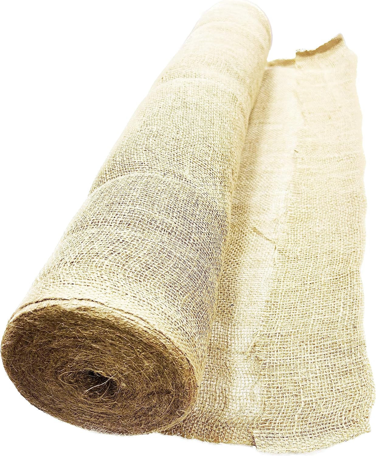 Wedding Aisle Runner Burlap Roll Jute Fabric with Twines