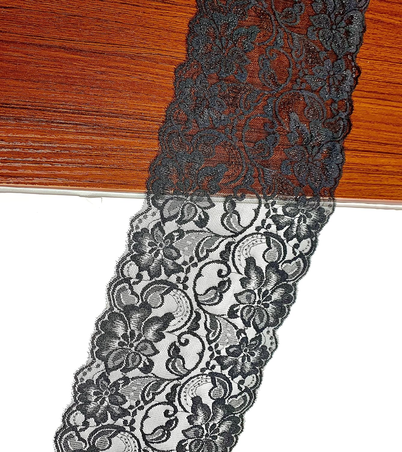 6" x 5 Yards Stretch-Black