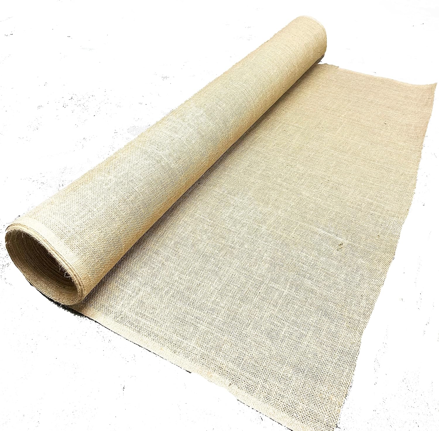 36" Wide x 20 Yards (60 Feet) - Multipurpose Natural Burlap Fabric
