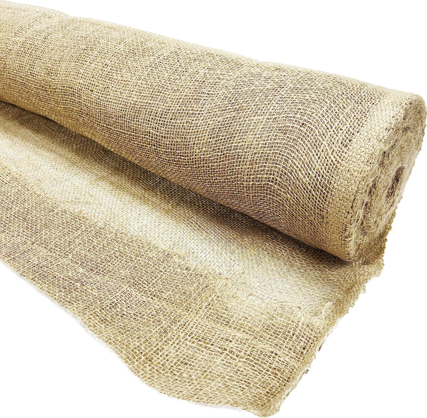 10 Yards Long | Natural Jute Burlap Roll