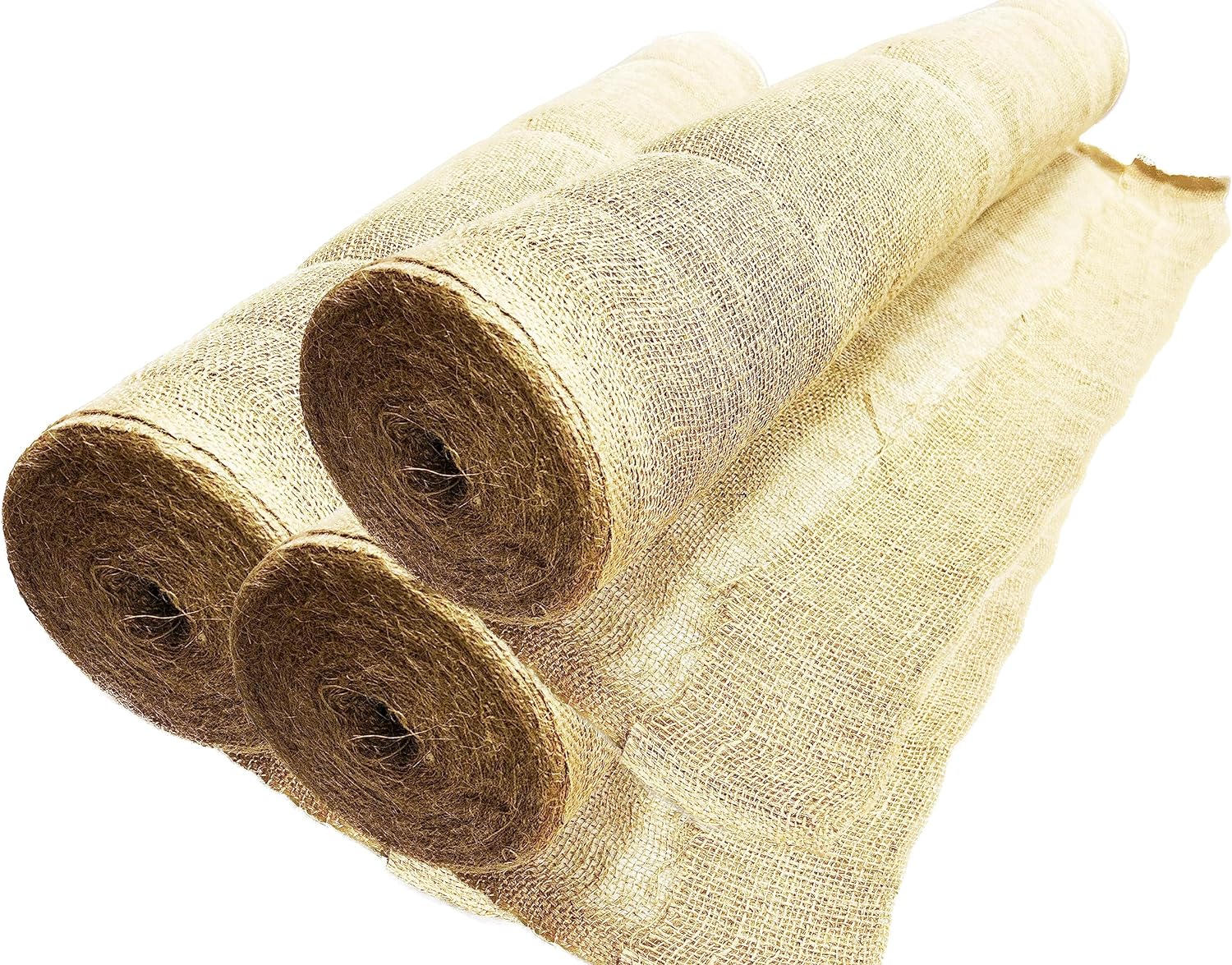 40 inches Wide x 30 feet Long Burlap Roll - Premium Jute Liner