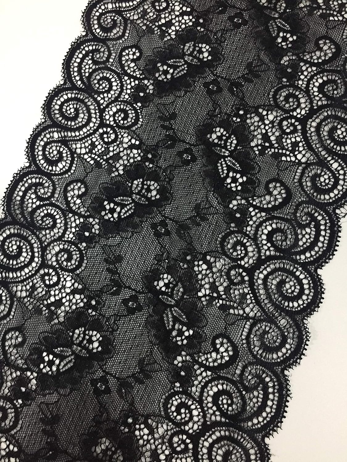 7" X 5 yards -Stretch -black