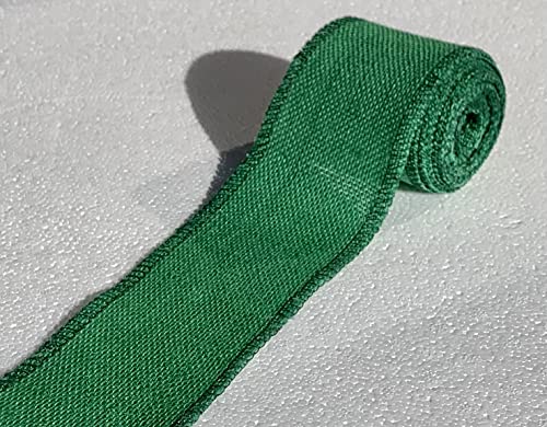 Blue Burlap Ribbon 3 inch x 5 Yards