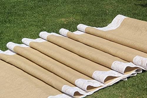 Natural Burlap Table Runners