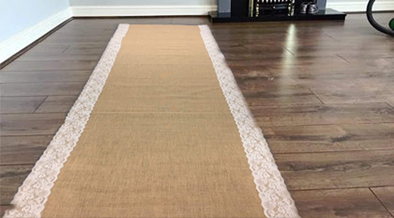 Premium Burlap Wedding Aisle Runner