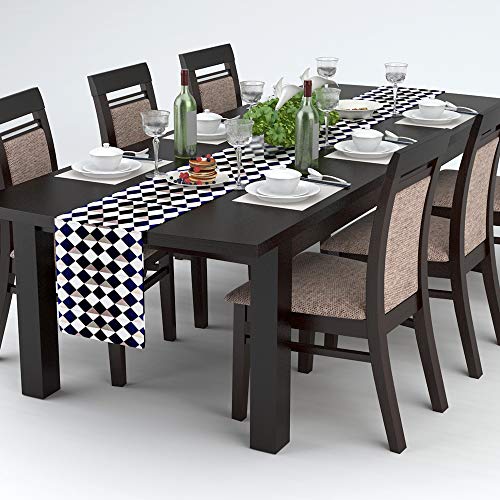 Home Decor & Wedding (Blue Checked) Table Runner