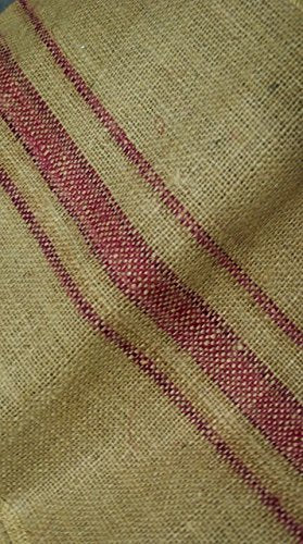 Table Runner Modern Black Stripped - Orange