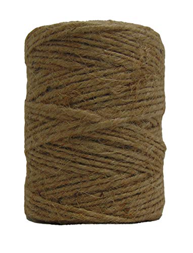 AAYU Natural Jute Twine | 3 Ply 400 Feet | Jute Rope for Industrial Uses, Packaging, Arts & Crafts, Gifts, Decoration, Bundling, Gardening and Home Jutemill