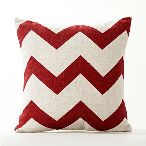 AAYU Pillow Covers | 18 X 18 Inch | 45 X 45 cm | 4 Piece Set | Decorative Pillow Cushion Covers for Sofa and Bedroom | Feathers Pattern Printed on Both Sides Jutemill