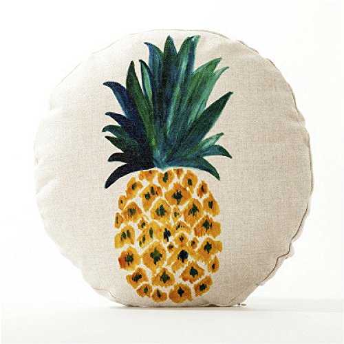 AAYU Pillow Covers | 18 X 18 Inch | 45 X 45 cm | 4 Piece Set | Decorative Pillow Cushion Covers for Sofa and Bedroom | Feathers Pattern Printed on Both Sides Jutemill