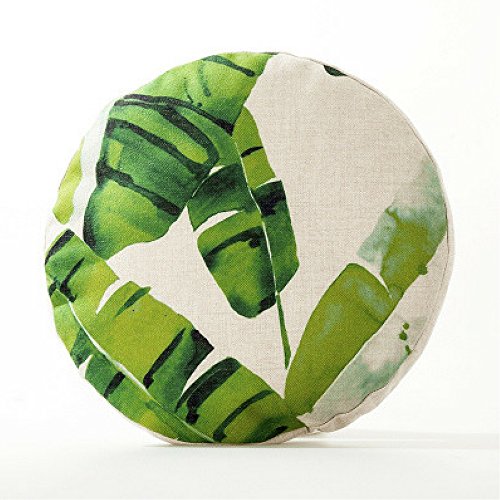 AAYU Pillow Covers 2 | 18 X 18 Inch | 45 X 45 cm | 2 Piece Set | Feather Patter on Both Sides Jutemill