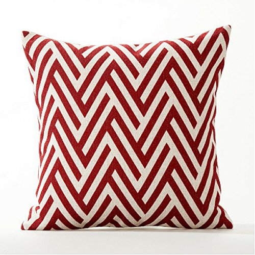 AAYU Pillow Covers 2 | 18 X 18 Inch | 45 X 45 cm | 2 Piece Set | Feather Patter on Both Sides Jutemill