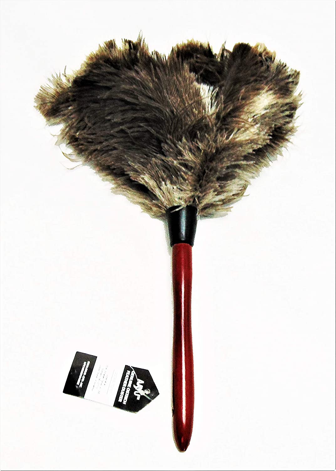 AAYU Premium 14.5" Feather Duster for Home | Natural Duster for Cleaning and Feather Moping | Eco Friendly | Genuine Ostrich Feather Duster with Wooden Handle | Easy to Clean Dust and Reuse (36 cm) Jutemill