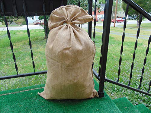burlap sack race bags
