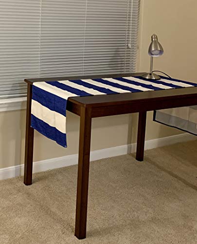 AAYU Printed Table Runner (Red,Yellow,Blue and Black) | Thick 250 GSM (16 Inch X 72 Inch) |Table Runner for Baby Birthdays, Home Decor & Wedding (Red and Black) Jutemill