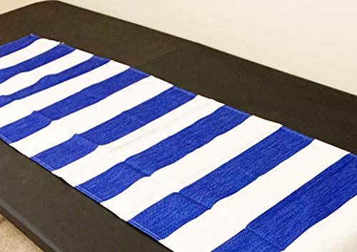 AAYU Red and Gray Table Runners 16 x 72 Thick 250 GSM,16 Inch X 72 Inch |Table Runner for Baby Birthdays, Home Decor & Wedding (Red Stripes) Jutemill