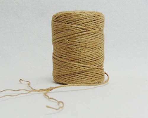 Jute Rope 3 ply Green | Jute Garden Twine | Best Quality Unique Dark Garden Twine | Supports Vines, Plants and Vegetables Pottery Product (3 Ply Green 200 Ft) Jutemill 