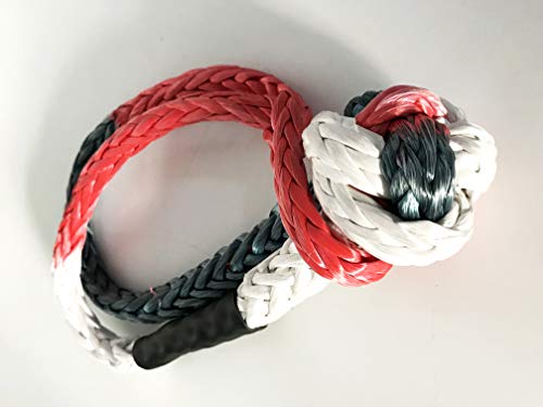 Jutemill Synthetic UHMWPE Soft Shackle | 7/16"; 6" Loop | Breaking Strength| Recovery and Off-Road Capabilities | ATV/UTV Winch, Marine Craft | Heavy Duty Handling Jutemill