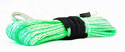 Synthetic Winch Rope 1/4 inch - 50 feet | Nylon - 1/4" x 50&