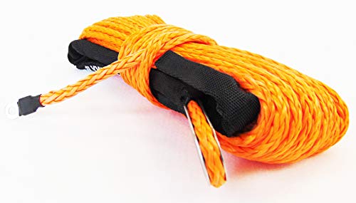 Synthetic Winch Rope 1/4 inch - 50 feet | Nylon - 1/4" x 50&