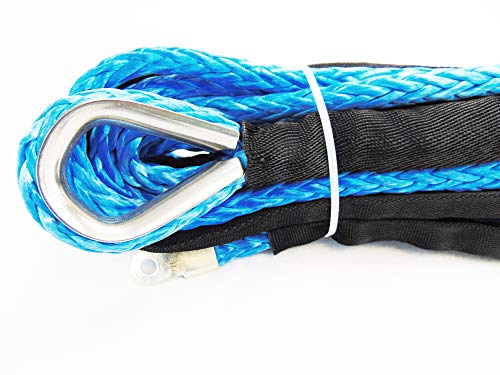 Synthetic Winch Rope 1/4 inch - 50 feet | Nylon - 1/4" x 50&