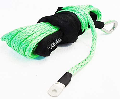 Synthetic Winch Rope 1/4 inch - 50 feet | Nylon - 1/4" x 50&