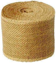 Load image into Gallery viewer, Burlap Ribbon 2 1/2&quot; x 15 Yards Natural Jute 2.5 Inch 5yards 3 Rolls, (Natural, 2 1/2Inch X 15yards)