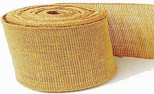 Load image into Gallery viewer, 3 roll Pack Burlap Ribbon 3&quot; x 5 Yards Natural Jute Total 3 X 5 Yard Rolls, (Natural, 3inch X 15yards)