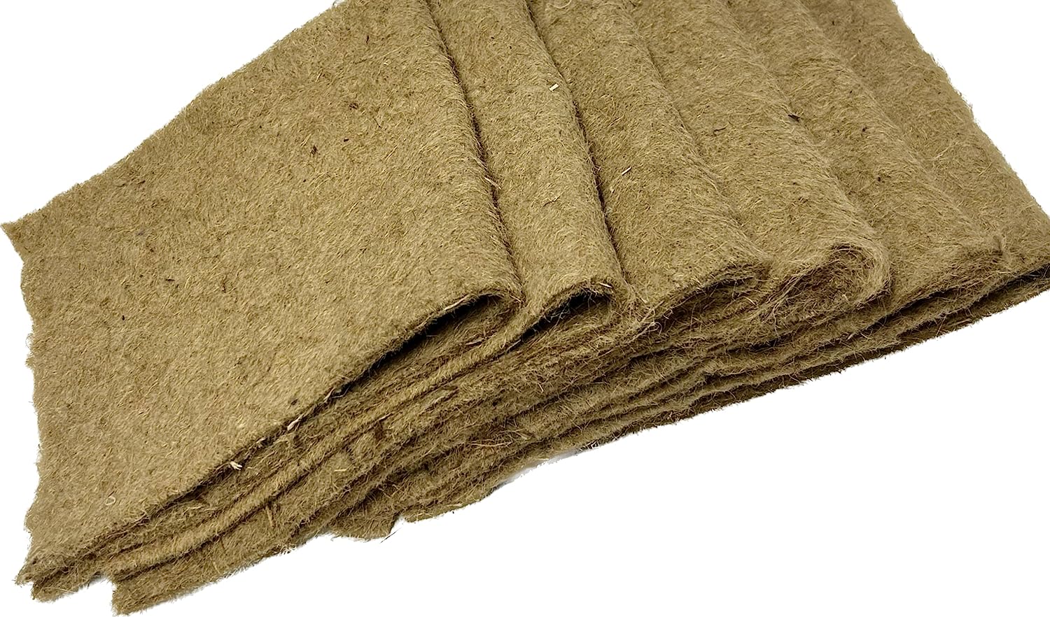 6 Pack Jute Burlap Grow Mats - 10x20 Inches Hydroponic Grow Pads for Seed Starter and Sprouting Tray