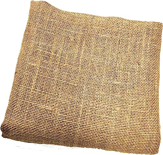 48 Inch X 15 Feet Total 60 SFT Garden Burlap Liners, loosely Weave Jute-Burlap for Raised Bed, Cover Seed, Mulch and Gardening Blanket (48 Inch X 15 feet, 48&quot;Wx15&