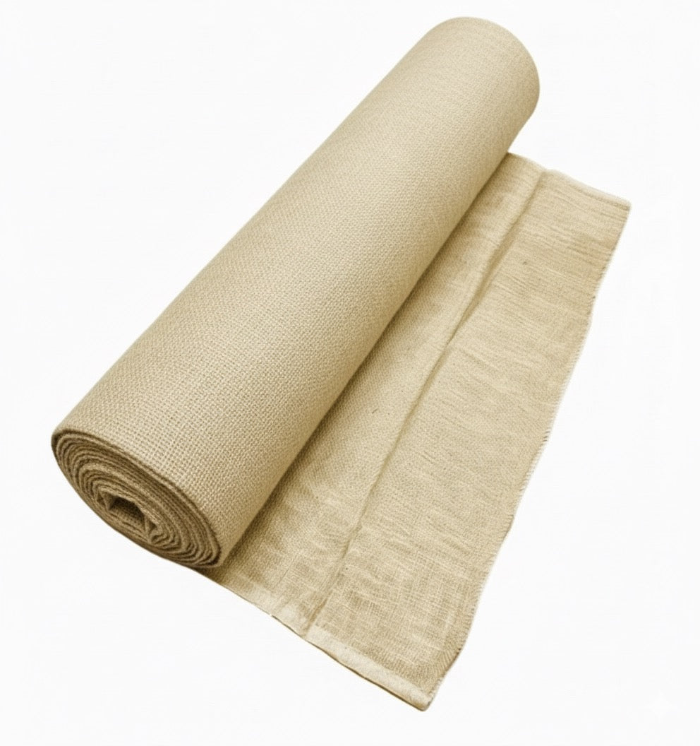 Wholesale Burlap Fabric Rolls | 36" to 80" Wide | 7oz & 10oz Natural Jute | Multi-Length Bulk Burlap for Landscaping, Events & Upholstery