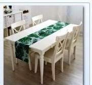 AAYU Digitally Printed Imitation Linen Table Runner| 14 inch X 108 Inch