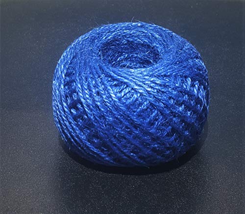 Colored Jute Twine Balls | Jute Twine Rope | DIY Burlap String Rope | Linen Twine Rustic String Cord Rope | Blue | Ivory | Pink